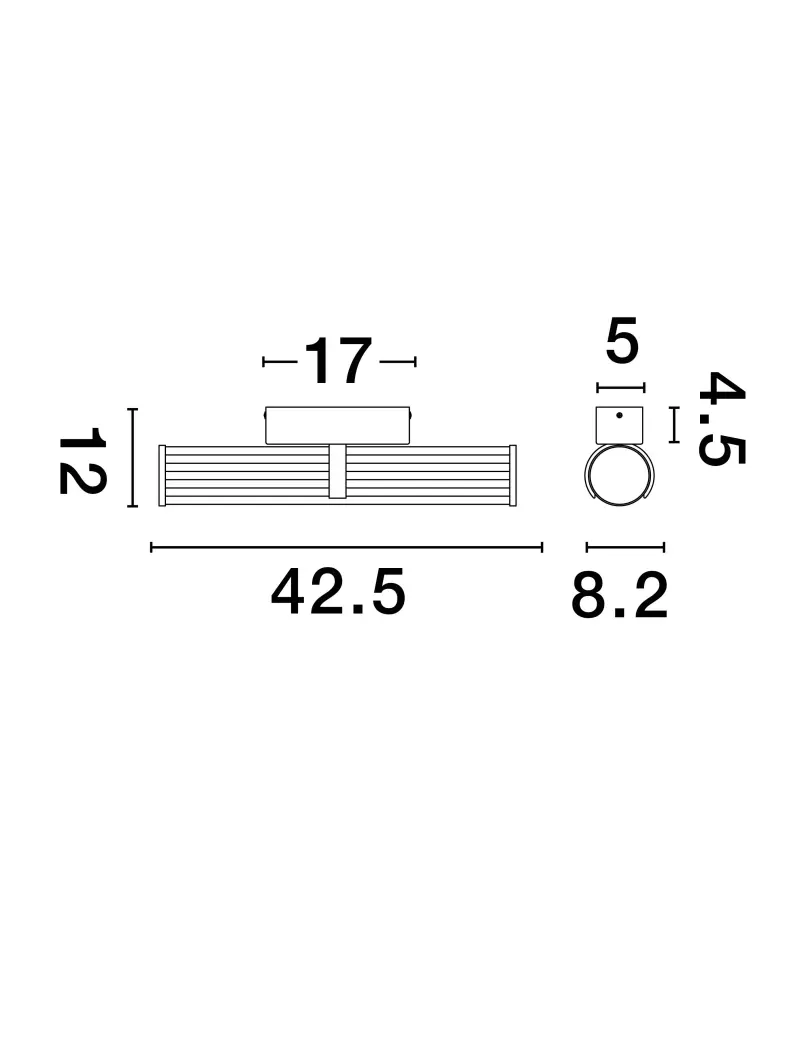Kúpeľňové svietidlo NOVA LUCE 9236399 LED 13W 1164lm 3000K 230V IP44